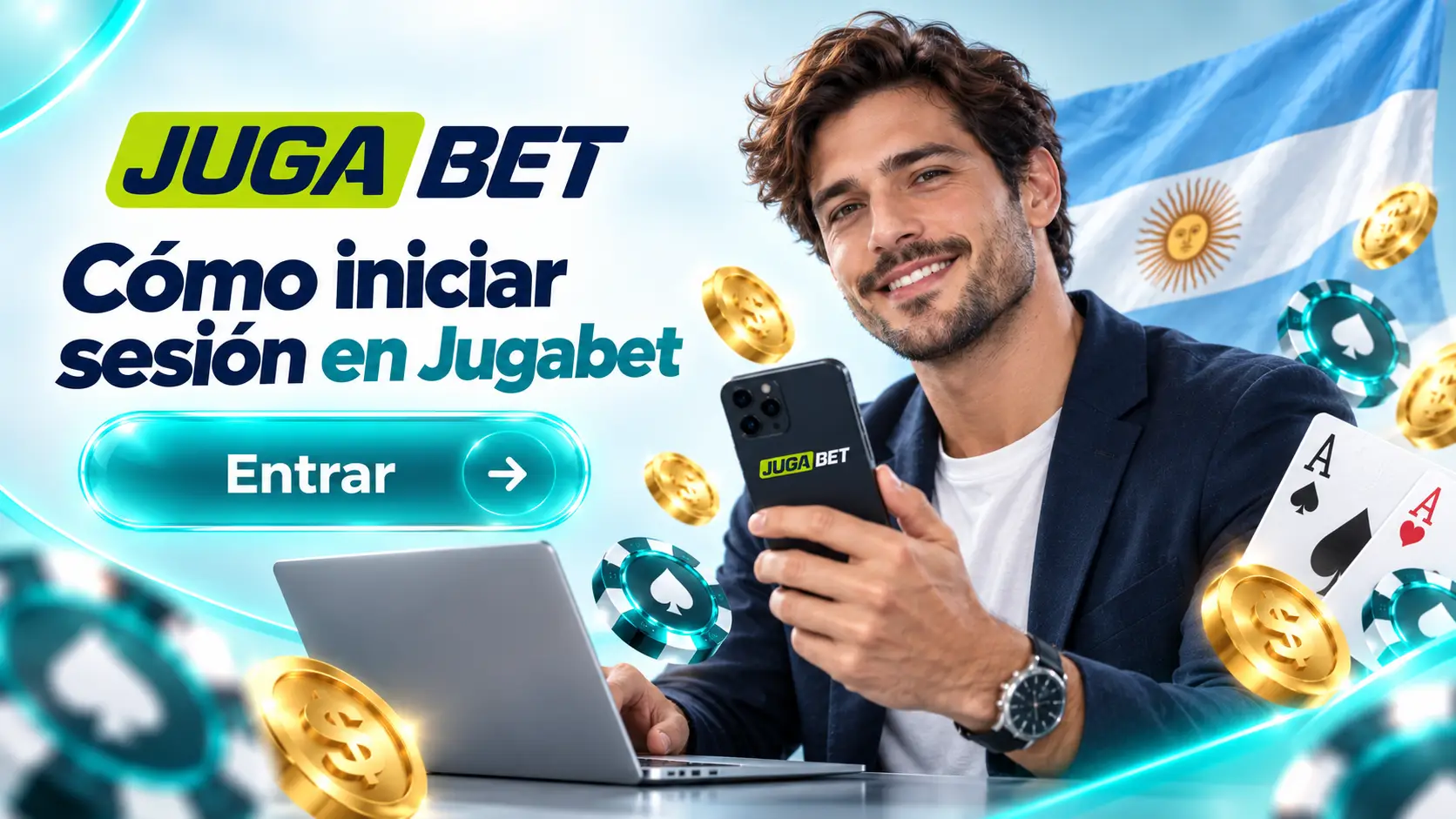 Cómo iniciar sesión en Jugabet Casino