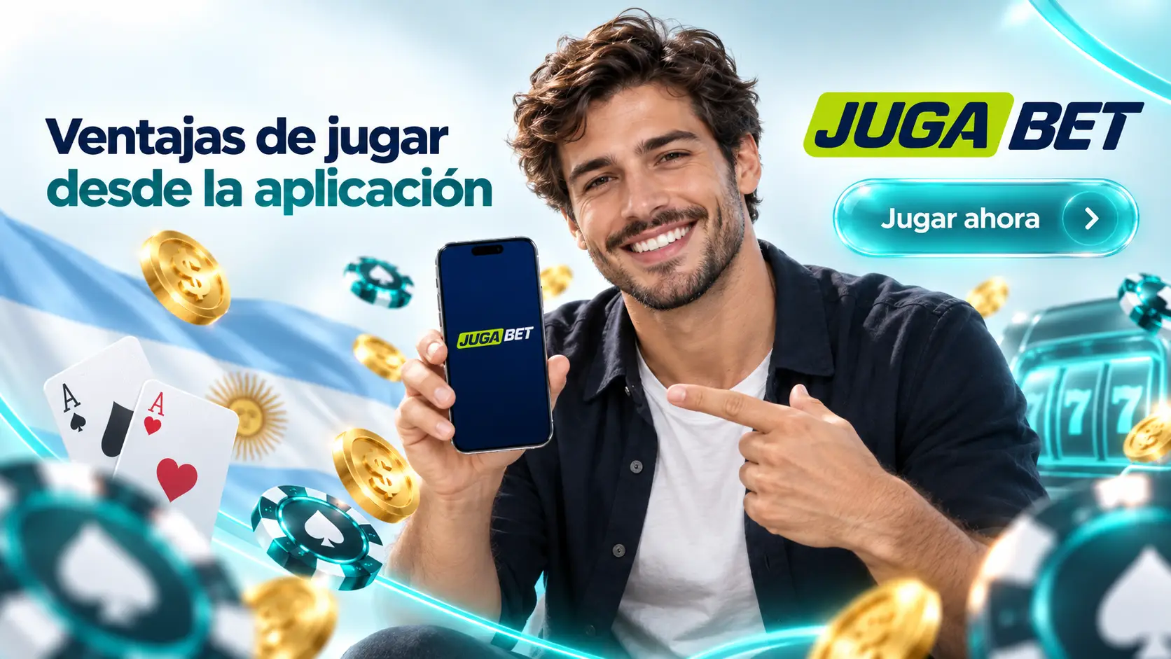 Ventajas de jugar desde la aplicación móvil de Jugabet
